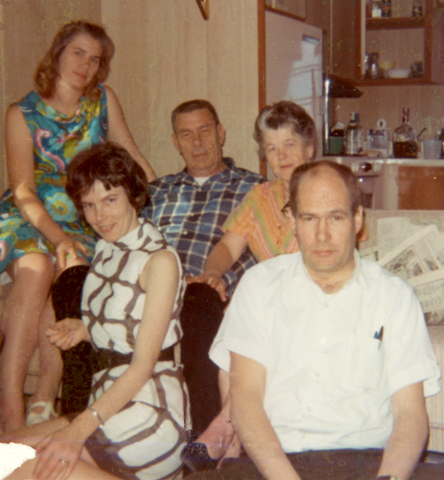 The Ayres family in 1969