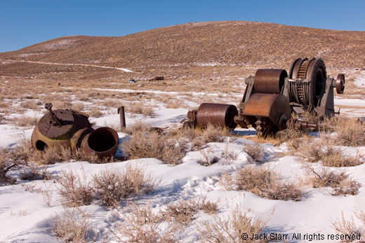 Mining Equipment in Bodie, California