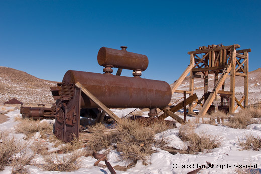Mining Equipment in Bodie, California
