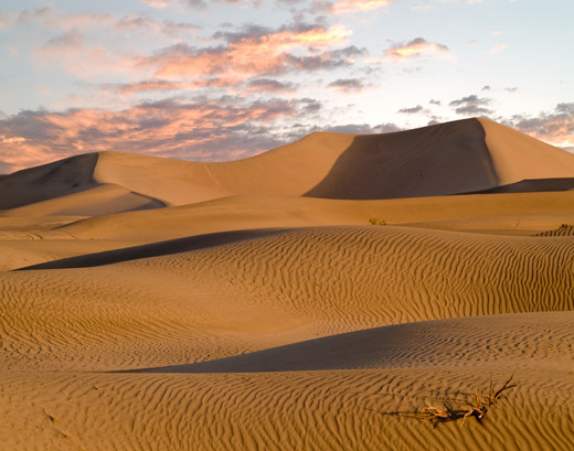 Sand Dunes in Death Valley, photo by Jack Starr