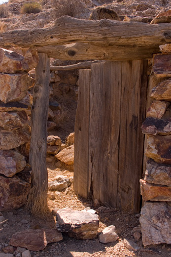 Door to Mine in Death Valley, photo by Jack Starr
