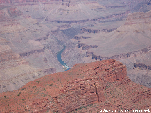 Photo of the Grand Canyon and the Colorado River