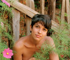 The Girl in the Garden - Portrait