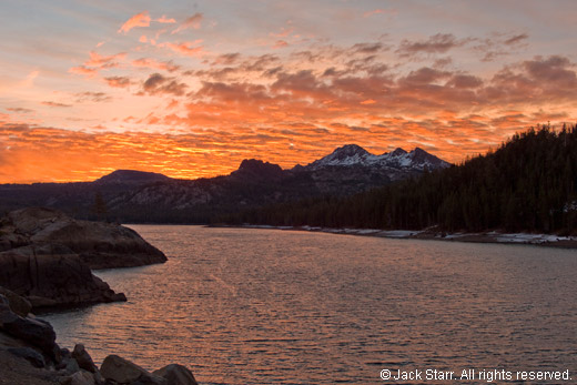 Winter Sunrise at Caples Lake